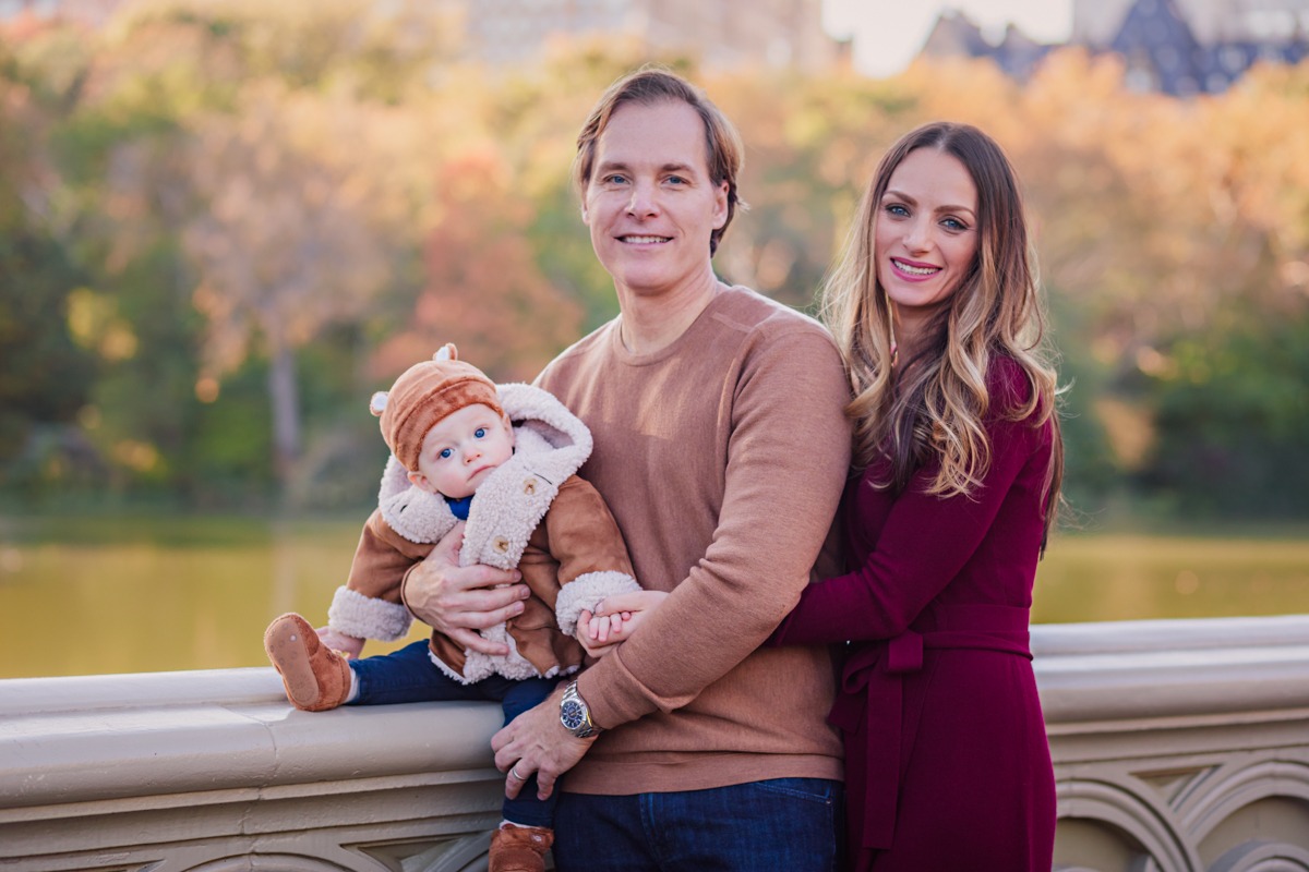 Holiday Card Photoshoot Fall NYC
