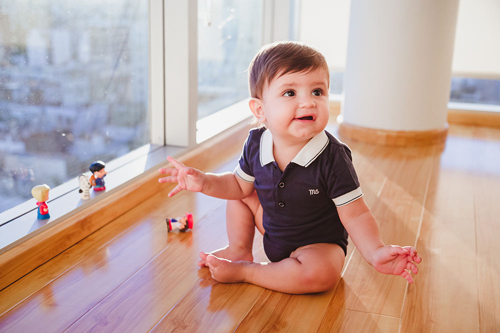 Baby milestone photoshoot in NYC